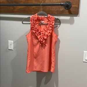 Ruffle Tank - Orange